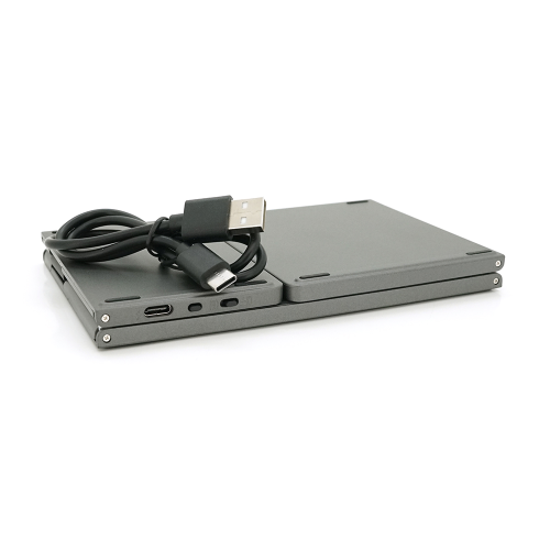 Клавіатура бездротова Voltronic B033, розкладна, 64 клавіші, Touchpad, 2.4G, Gray, Box