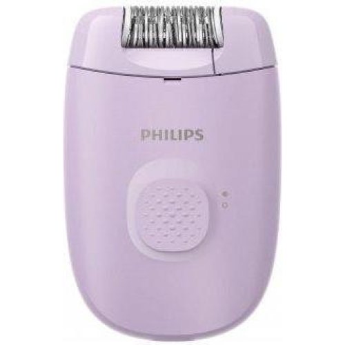 Епілятор Philips Series 2000, дисковий, від мережі, суха епіляція, 2 насадки, фіолетовий (BRE237/00)