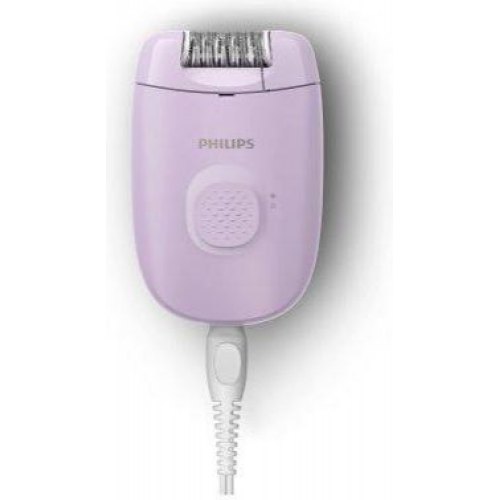 Епілятор Philips Series 2000, дисковий, від мережі, суха епіляція, 2 насадки, фіолетовий (BRE237/00)