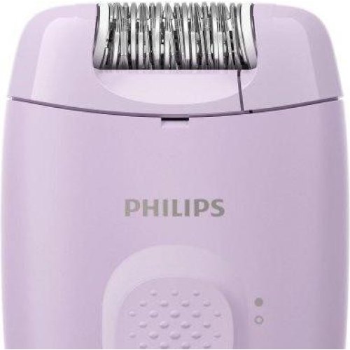 Епілятор Philips Series 2000, дисковий, від мережі, суха епіляція, 2 насадки, фіолетовий (BRE237/00)