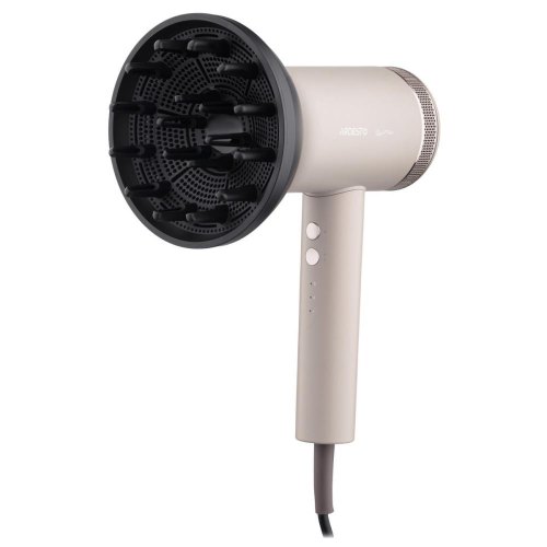 Фен Ardesto Pearl Cream, 1500-1800Вт, 3 швидкості, 3 температурних режими, магнітні насадки, бежевий (HD-Y702PERL)