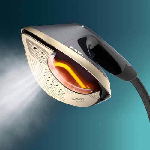 Прасувальна система Philips All-In-One 8500, 2200Вт, 1200мл, паровий удар 300гр, вертикальне відпарювання, керамічна підошва, сіра (AIS8540/80)