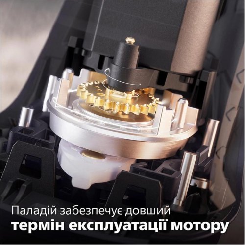 Бритва електрична, роторна Philips Series 7000 SkinIQ,  4 головки для бриття, Li-Ion, сухе/вологе бриття, тример, чохол, чорна (S7886/55)