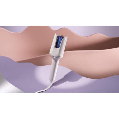 Стайлер Philips WavePro Series 9000, 170-210 градусів, дисплей, іонізація, кераміка, білий (BHB968/00)