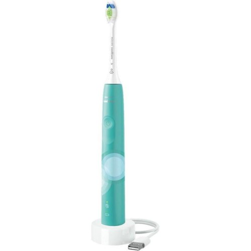 Електрична зубна щітка Philips Sonicare 4100 Series, 31000 коливань на хвилину, 1 насадка, зелений (HX3689/43)