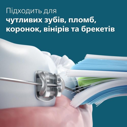 Електрична зубна щітка Philips Sonicare 4100 Series, 31000 коливань на хвилину, 1 насадка, зелений (HX3689/43)