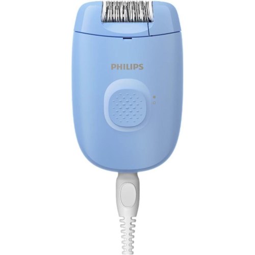 Епілятор Philips Series 2000, дисковий, від мережі, суха епіляція, блакитний (BRE228/00)