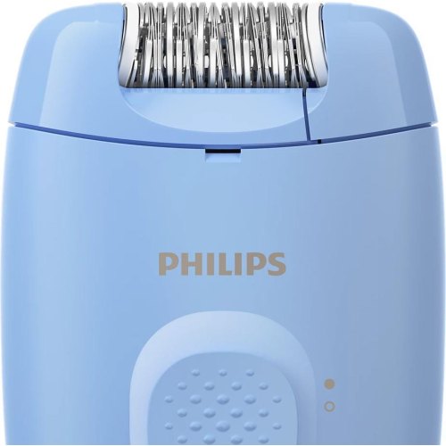 Епілятор Philips Series 2000, дисковий, від мережі, суха епіляція, блакитний (BRE228/00)