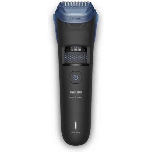 Тример Philips Series 5000, для бороди і вусів, акумулятор, сталь, чорний (BT5780/15)