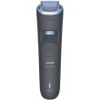 Тример Philips Series 3000, для бороди і вусів, акумулятор, сталь, синій (BT3617/15)