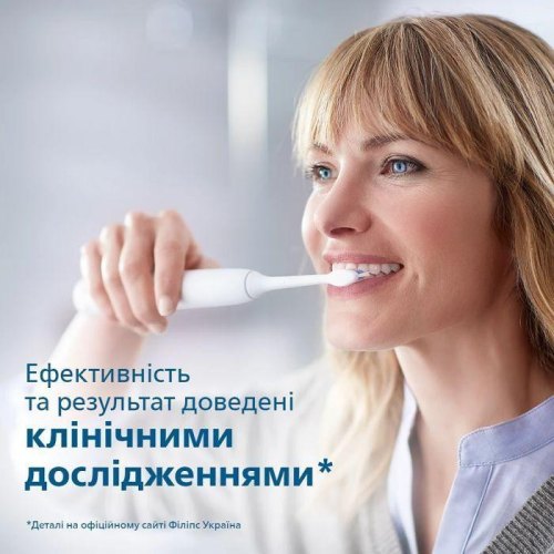 Електрична зубна щітка Philips ProtectiveClean 5100, 62000 коливань на хвилину, 2 насадки, футляр, біла (HX6857/28)