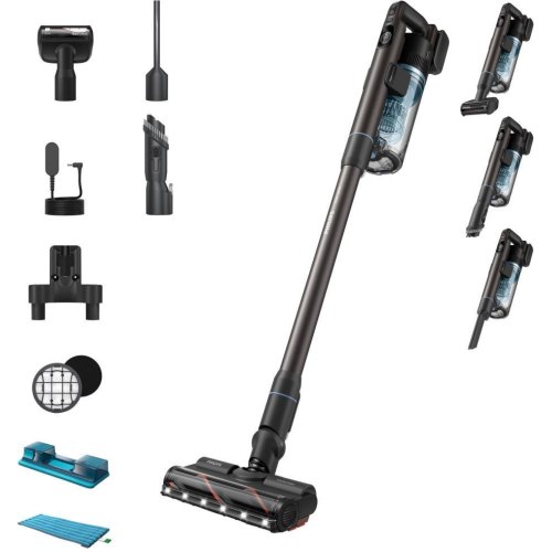 Пилосос бездротовий Philips Aqua Series 7000, вологе прибирання, контейнер 0.6л, чорно-блакитний (XC7163/01)