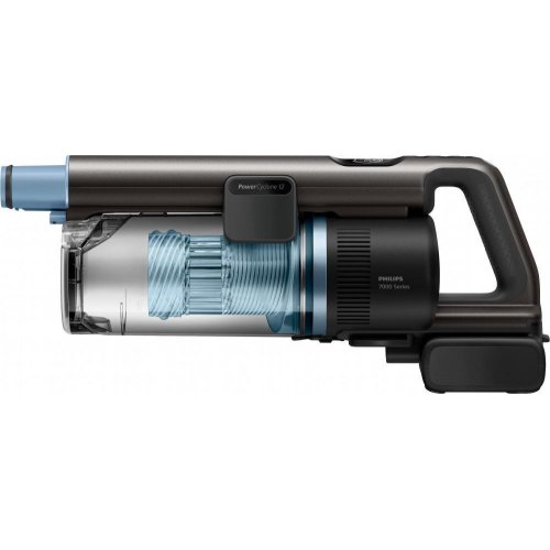 Пилосос бездротовий Philips Aqua Series 7000, вологе прибирання, контейнер 0.6л, чорно-блакитний (XC7163/01)