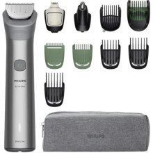 Тример Philips Series 5000, для бороди/голови/тіла, 11 насадок, сталь, сірий (MG5941/15)