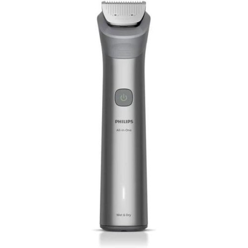 Тример Philips Series 5000, для бороди/голови/тіла, 11 насадок, сталь, сірий (MG5941/15)
