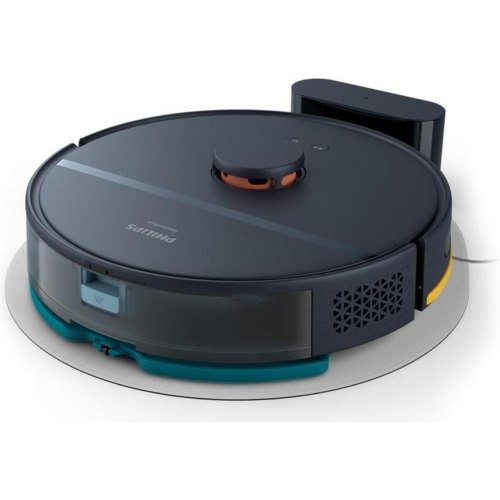 Робот-пилосос Philips Series 2000, висота 9.7см, контейнер 0.38л, контейнер для води 0.3л, HEPA 11, Wi-Fi, темно-синій (XU2000/15)