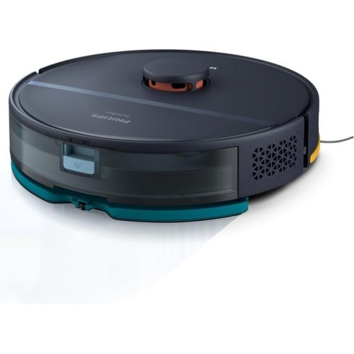 Робот-пилосос Philips Series 2000, висота 9.7см, контейнер 0.38л, контейнер для води 0.3л, HEPA 11, Wi-Fi, темно-синій (XU2000/15)