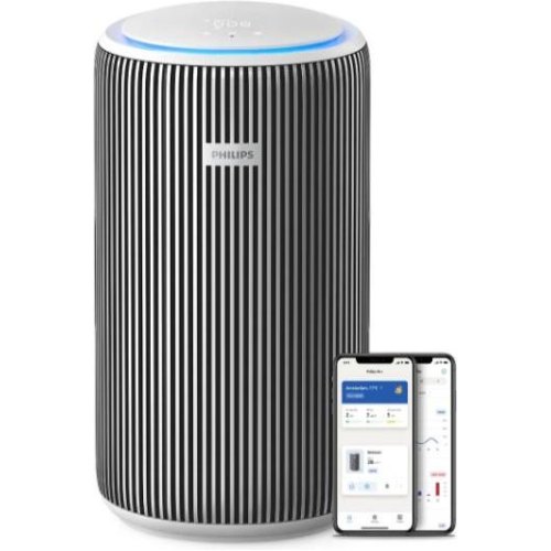 Очисник повітря Philips Series 3200, 135м.кв, 520м.куб/год, HEPA, вугільний фільтр, Wi-Fi, 5 режимів, сріблясто-білий (AC3220/10)
