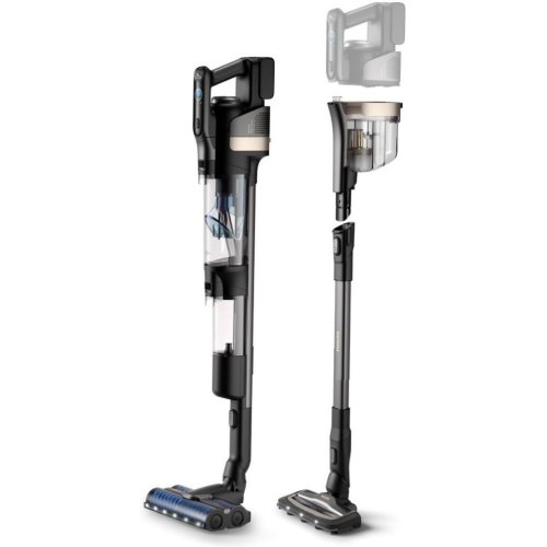 Пилосос бездротовий Philips AquaTrio, вологе прибирання, контейнер 0.42л, робота до 25хв, PowerCyclone Aqua, чорний (XW9463/11)