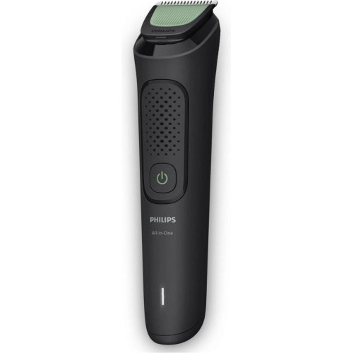 Тример Philips All-in-One Trimmer 3000 Series, для обличчя/голови/носа, акумулятор, 7 насадок, сталь, чорний (MG3920/15)
