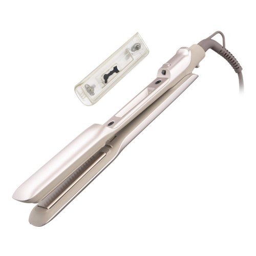Випрямляч Ardesto Pearl Cream, 50Вт, 140-230 градусів, кераміка, з функцією подачі пару, бежевий (HS-Y701PERL)