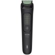 Тример Philips All-in-One Trimmer 3000 Series, для обличчя/голови/тіла, акумулятор, 9 насадок, сталь, чорний (MG3945/15)
