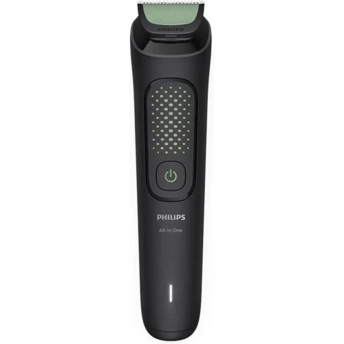 Тример Philips All-in-One Trimmer 3000 Series, для обличчя/голови/тіла, акумулятор, 9 насадок, сталь, чорний (MG3945/15)
