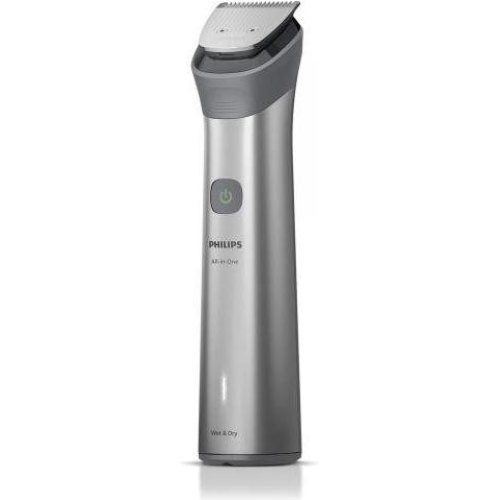 Тример Philips Series 5000, для бороди/голови/тіла, 10 насадок, сталь, сірий (MG5921/15)