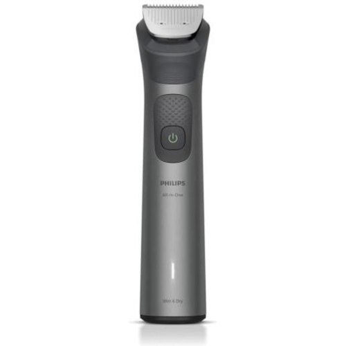 Тример Philips Series 7000, для бороди/голови/тіла, 17 насадок, сталь, сірий (MG7941/15)