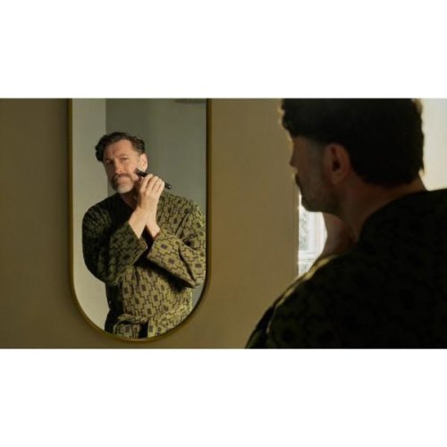 Тример Philips Series 9000, для обличчя/голови/тіла, акумулятор, 15 насадок, OneBlade в комплекті, сталь, сірий (MG9531/15)