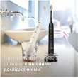 Набір електричних зубних щіток Philips Sonicare DiamondClean 9000 Series, 62000 коливань на хвилину, 1 насадка, 2шт в наборі, чорна/біла (HX9914/69)