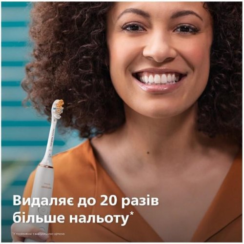 Набір електричних зубних щіток Philips Sonicare DiamondClean 9000 Series, 62000 коливань на хвилину, 1 насадка, 2шт в наборі, чорна/біла (HX9914/69)