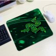 Килимок для миші Voltronic RAZER 8, тканинний, товщина 2мм, Black/Green, Пакет (YT-RZ8)