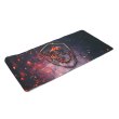 Килимок для миші Voltronic MSI Fire Dragon, тканинний, з боковою прошивкою, товщина 2мм, Black/red, Пакет (MSI2315)