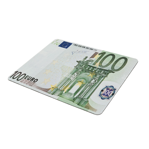 Килимок для миші Voltronic EURO Cash, товщина 2мм, Mix color, Пакет (YT-KEC-18*22)