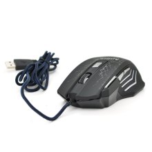 Миша дротова Apedra A7, 7 кнопок, 800/1200/2400/3200 DPI, Led Lighting, 1.3м, Win7/8/10, Mac OS, Black, Color Box