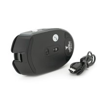 Миша бездротова JEDEL WH104, 1200-1600 DPI, 2.4GHz/Bluetooth 5.0, Black, Box