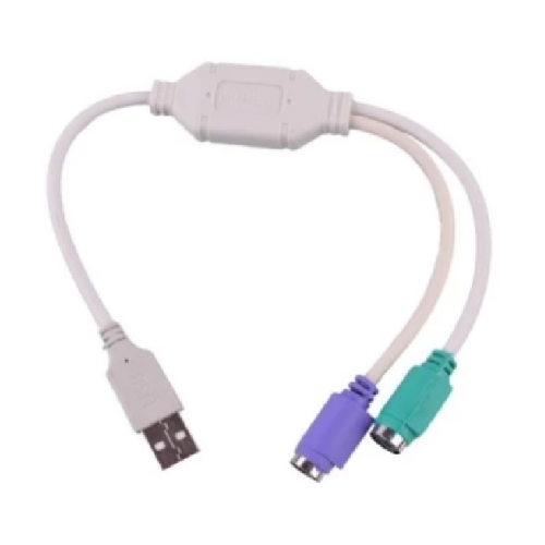 Перехідник Voltronic, USB Type-A(M) to 2xPS2, 20см, блістер, Q25