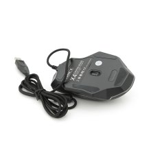 Миша дротова iMICE X4, 8 кнопок, 1200/2400/4800/7200 DPI, Led Lighting, 1.3м, Black, Color Box, Q40