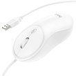 Миша дротова HOCO GM13W, 1000 DPI, White, Box