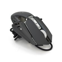 Миша дротова iMICE T96, 7 кнопок, 1000/1600/2400/3200/4800/7200 DPI, Led Lighting, 1.8м, Black