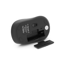 Миша бездротова iMICE E-2330, 4 кнопки, 800/1200/1600 DPI, 2.4GHz, 10м, живлення 2xAAA, Black, Color Box, Q50