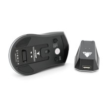 Миша бездротова JEDEL WD139, 1200-1600 DPI, 2.4GHz/Bluetooth 5.0, Black, Box