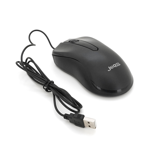 Миша дротова JEDEL CP71, 1000 DPI, Black