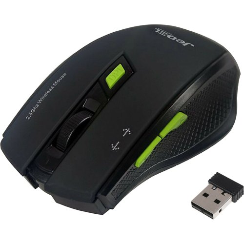 Миша бездротова JEDEL W400, 1600 DPI, 2.4GHz, Black, Box