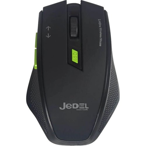 Миша бездротова JEDEL W400, 1600 DPI, 2.4GHz, Black, Box