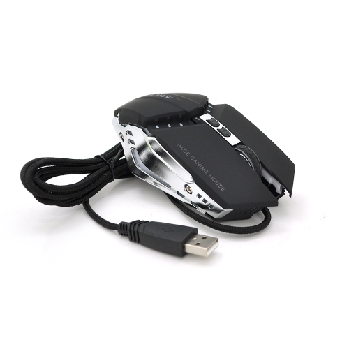 Миша дротова iMICE T80, 7 кнопок, 800/1200/1600/3200 DPI, Led Lighting, 1.5м, Black, Color Box