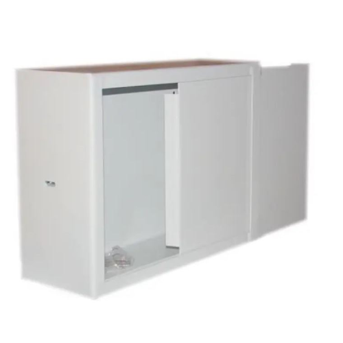 Антивандальна шафа VAGO, пенальні двері, сувальдний замок, 4 кабельні вводи 22мм (008787)