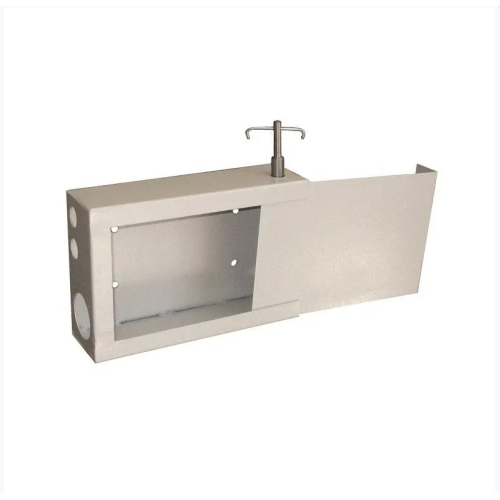 Антивандальна шафа VAGO, пенальні двері, гвинтовий замок, 4 кабельні вводи 22мм, 1 кабельний ввід 32мм, ключ замка в комплект не входить (009091)