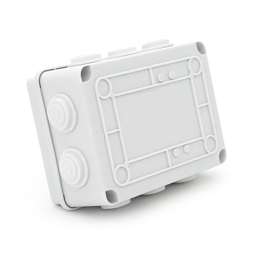 Коробка розподільна, зовнішня YOSO, 150x110x70мм, IP65, 10 отворів, соски в комплекті, біла, BOX, Q100 (14105)